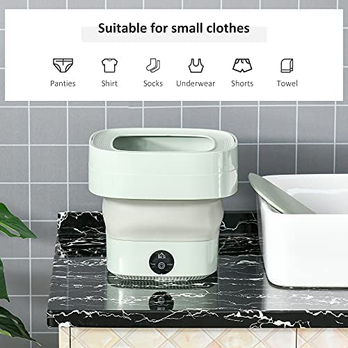 MINI PORTABLE FOLDING WASHING MACHINE HEAVY QUALITY