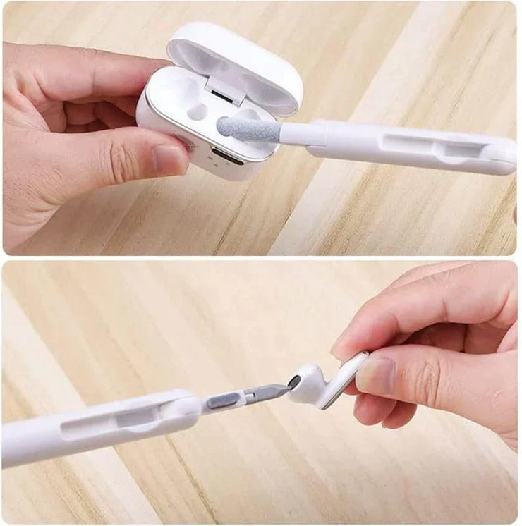 New 7 In 1 Kit Scalable Keyboard Cleaner Brush Earphone Cleaning Pen Cleaner