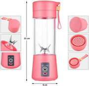 Mini Electric 6 Blade Juicer with USB Charging
