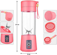 Mini Electric 6 Blade Juicer with USB Charging