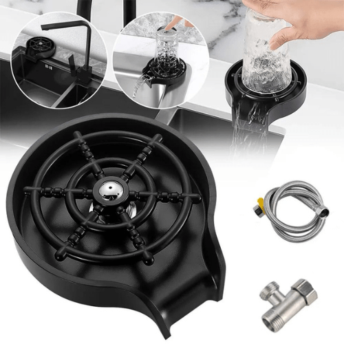 GLASS RINSER FOR KITCHEN SINK AUTOMATIC CUP WASHER