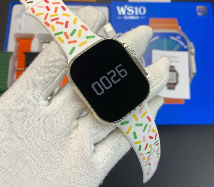 →WS10 Ultra 2 Smart Watch with Airpods & 7 Straps