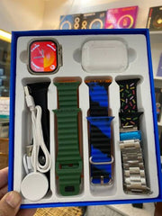→WS10 Ultra 2 Smart Watch with Airpods & 7 Straps