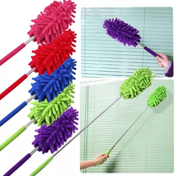 Adjustable & Foldable Microfiber Cleaning Duster