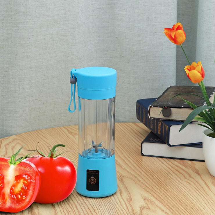 Mini Electric 6 Blade Juicer with USB Charging