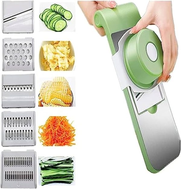 Multi Functional Vegetable Slicer Cutter Garlic Carrot Grater Chopper